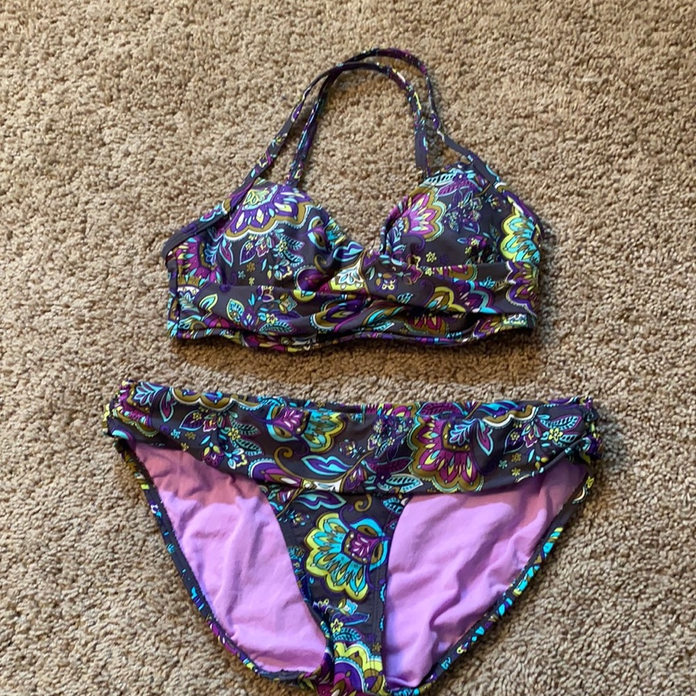 Athleta  bikini top size 32BC bottom size xs
